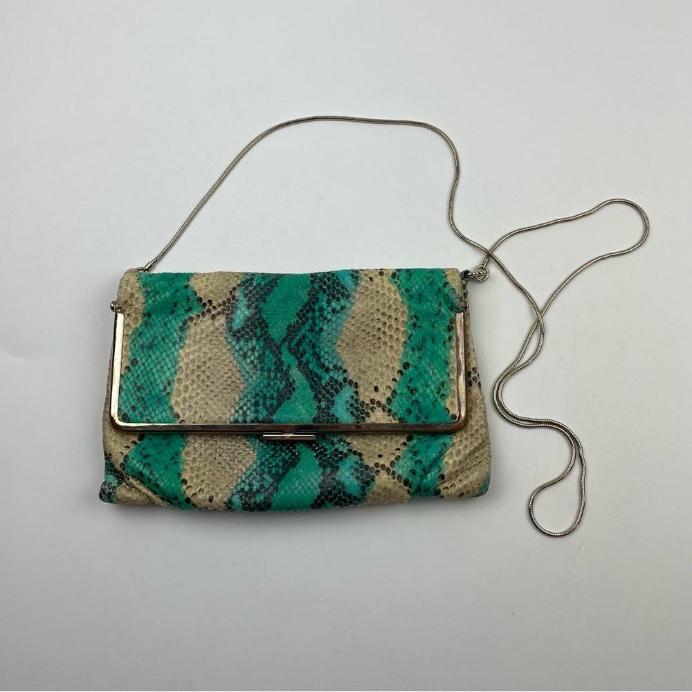 Kate Spade ULTRA LUXE Python Snakeskin Convertible Clutch Bag